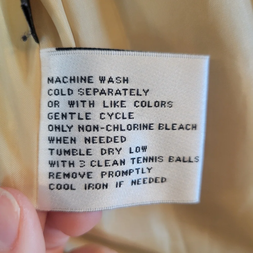 Kenneth Cole New York Yellow Down Puffer Jacket Coat